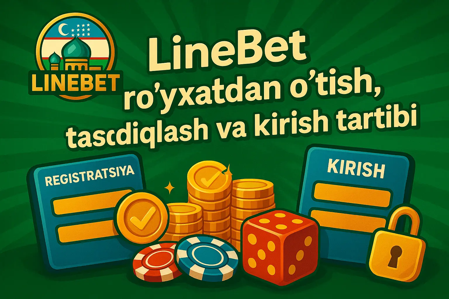 LineBet akkaunti: ro‘yxatdan o‘tish